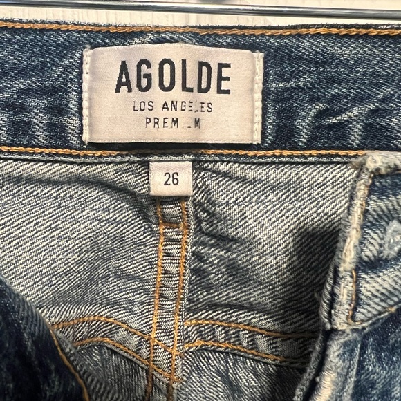 AGOLDE distressed cropped jeans, Size 26 - Picture 3 of 5